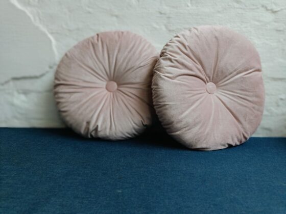 Kussen rond roze